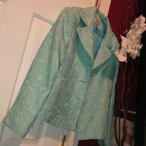 Funky patterned suit and skirt set